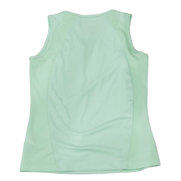 ADIDAS Women's Performance Tee Mint Sleeveless V-Neck Moisture Wicking Size M - Picture 4 of 6